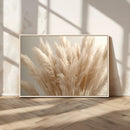 Pampas Grass Canvas Wall Art - Elegant Neutral Decor for