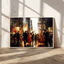 Abstract Jazz Art Wall Art Canvas Print – Colorful Musical