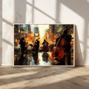 Jazz Wall Art Canvas Print – Colorful Musical Instrument