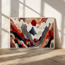 Abstract Mountain Wall Art Canvas Print – Vibrant Stylized by MyGreatCanvas | Canvas Wall Art Prints | Photo Prints & Wall Decor