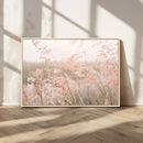 Pastel Grasses Wall Art Canvas Print – Framed Soft Meadow