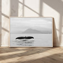 Whale Tail Wall Art – Framed Black White Ocean Canvas by MyGreatCanvas | Canvas Wall Art Prints | Photo Prints & Wall Decor