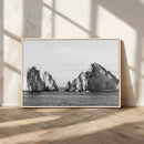 Coastal Wall Art – Framed Black White Ocean Canvas Artwork, by MyGreatCanvas | Canvas Wall Art Prints | Photo Prints & Wall Decor