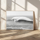 Monochrome Seascape Wall Art Canvas Print – Framed Surf Wave by MyGreatCanvas | Canvas Wall Art Prints | Photo Prints & Wall Decor