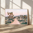 Joshua Tree Wall Art Canvas Print – Framed Desert Road Scene by MyGreatCanvas | Canvas Wall Art Prints | Photo Prints & Wall Decor