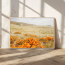 Golden Wildflowers Wall Art Canvas Print – Framed Hills by MyGreatCanvas | Canvas Wall Art Prints | Photo Prints & Wall Decor