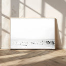 Monochrome Swimming Wall Art Canvas Print – Framed Ocean by MyGreatCanvas | Canvas Wall Art Prints | Photo Prints & Wall Decor
