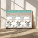 Calm Beach Wall Art – Framed Turquoise Water Canvas Artwork, by MyGreatCanvas | Canvas Wall Art Prints | Photo Prints & Wall Decor