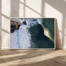 Ocean Wave Wall Art – Aerial Coastal View Canvas Artwork, by MyGreatCanvas | Canvas Wall Art Prints | Photo Prints & Wall Decor