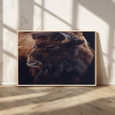 Bison Wall Art Canvas Print – Framed Western Decor Art by MyGreatCanvas | Canvas Wall Art Prints | Photo Prints & Wall Decor