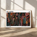 Modern Japanese Wall Art Canvas Print – Framed Abstract