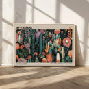 Yayoi Kusama Art Print Canvas – Abstract Mount Fuji Japanese
