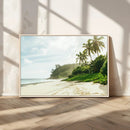 Relaxing Beach Wall Art Canvas Print – Framed Ocean View