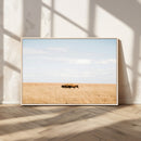 Bison Grassland Wall Art – Framed Minimal Nature Canvas by MyGreatCanvas | Canvas Wall Art Prints | Photo Prints & Wall Decor