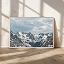 Snowy Peaks Wall Art Canvas Print – Alpine Wilderness