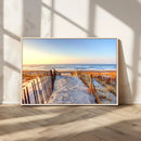 Ocean Sunset Wall Art Canvas Print – Nautical Beach