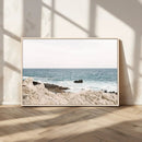 Coastal Ocean View Wall Art Canvas Print – Serene Rocky by MyGreatCanvas | Canvas Wall Art Prints | Photo Prints & Wall Decor