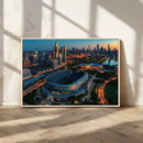 Chicago Bears Soldiers Field Wall Art Canvas Print – Framed