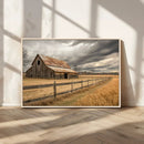 Rustic Farm Barn Wall Art Canvas Print, Stormy Sky Country by MyGreatCanvas | Canvas Wall Art Prints | Photo Prints & Wall Decor