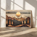 Wood Mountain Wall Art Canvas Print – Layered Forest and by MyGreatCanvas | Canvas Wall Art Prints | Photo Prints & Wall Decor