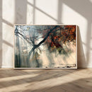 Sunlit Autumn Forest Wall Art Canvas Print – Framed Mist by MyGreatCanvas | Canvas Wall Art Prints | Photo Prints & Wall Decor