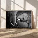 Elephant Family Wall Art Canvas, Framed Elephant Family by MyGreatCanvas | Canvas Wall Art Prints | Photo Prints & Wall Decor