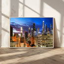Los Angeles Night Wall Art Canvas Print