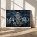 Dark Chandelier Wall Art Canvas Print by MyGreatCanvas | Canvas Wall Art Prints | Photo Prints & Wall Decor