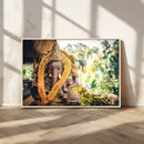 Hinduism Statue Wall Art Canvas Print