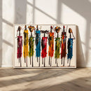 Abstract African Women Wall Art Canvas Print by MyGreatCanvas | Canvas Wall Art Prints | Photo Prints & Wall Decor