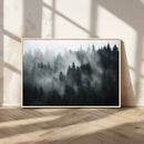 Foggy Forest Wall Art Canvas Print | 3 Panel Large Misty by MyGreatCanvas | Canvas Wall Art Prints | Photo Prints & Wall Decor