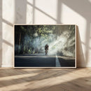 Cycling Road Bike in the Morning, Cycling Road Bike Canvas by MyGreatCanvas | Canvas Wall Art Prints | Photo Prints & Wall Decor