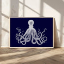 Blue Octopus Wall Art Canvas Print by MyGreatCanvas | Canvas Wall Art Prints | Photo Prints & Wall Decor