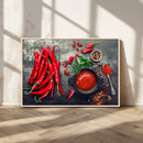 Red Pepper Kitchen and Restaurant Wall Wall Art, Red Pepper by MyGreatCanvas | Canvas Wall Art Prints | Photo Prints & Wall Decor
