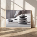 Burning Incense and Zen Stones Buddhism Wall Art, Zen Stones by MyGreatCanvas | Canvas Wall Art Prints | Photo Prints & Wall Decor