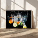 Kitchen Wall Art, Kitchen Fruits Art Canvas Print