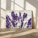 Lavender Canvas Wall Art Flower Print