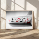 Framed Luck Poker Cards Canvas – Modern Triptych Wall Art,