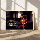 Whiskey and Cigar Canvas – Luxurious Wall Art for Home or