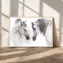 White Horse Wall Art Animal Canvas Print by MyGreatCanvas | Canvas Wall Art Prints | Photo Prints & Wall Decor