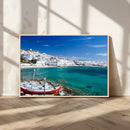 Santorini Wall Art Canvas Print