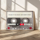 Music Cassette Iconic Wall Art Canvas Print by MyGreatCanvas | Canvas Wall Art Prints | Photo Prints & Wall Decor