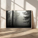 Misty Forest Wall Art Premium Canvas Print a Foggy and by MyGreatCanvas | Canvas Wall Art Prints | Photo Prints & Wall Decor