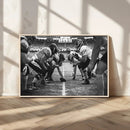 American Football Wall Art Canvas Print Framed Stadium Sport
