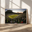 Oregon Stadium Canvas Wall Art - Captivating Game Day Scene