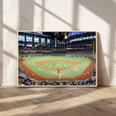 Texas Rangers Baseball Team Print - Arlington Globe Life