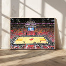 Miami Heat Basketball Team Print Wall Art- Kaseya Center by MyGreatCanvas | Canvas Wall Art Prints | Photo Prints & Wall Decor