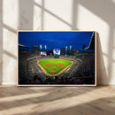 Truist Park Night Game Canvas Art - Atlanta Braves Stadium
