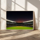 Yankee Stadium Night Game Triple Canvas, Yankee Stadium
