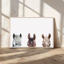 Horse Wall Art - Minimalist Horse Triptych Wall Art – Modern by MyGreatCanvas | Canvas Wall Art Prints | Photo Prints & Wall Decor